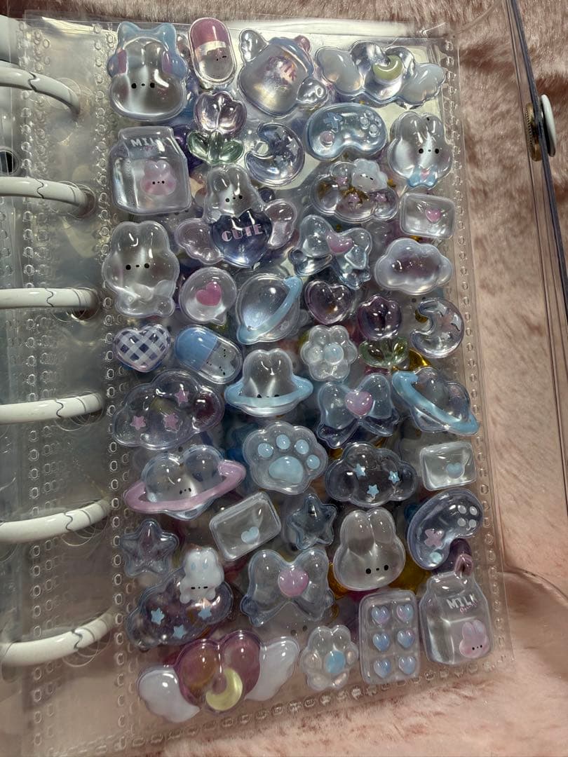 シール帳完成品　ボンボンドロップシール