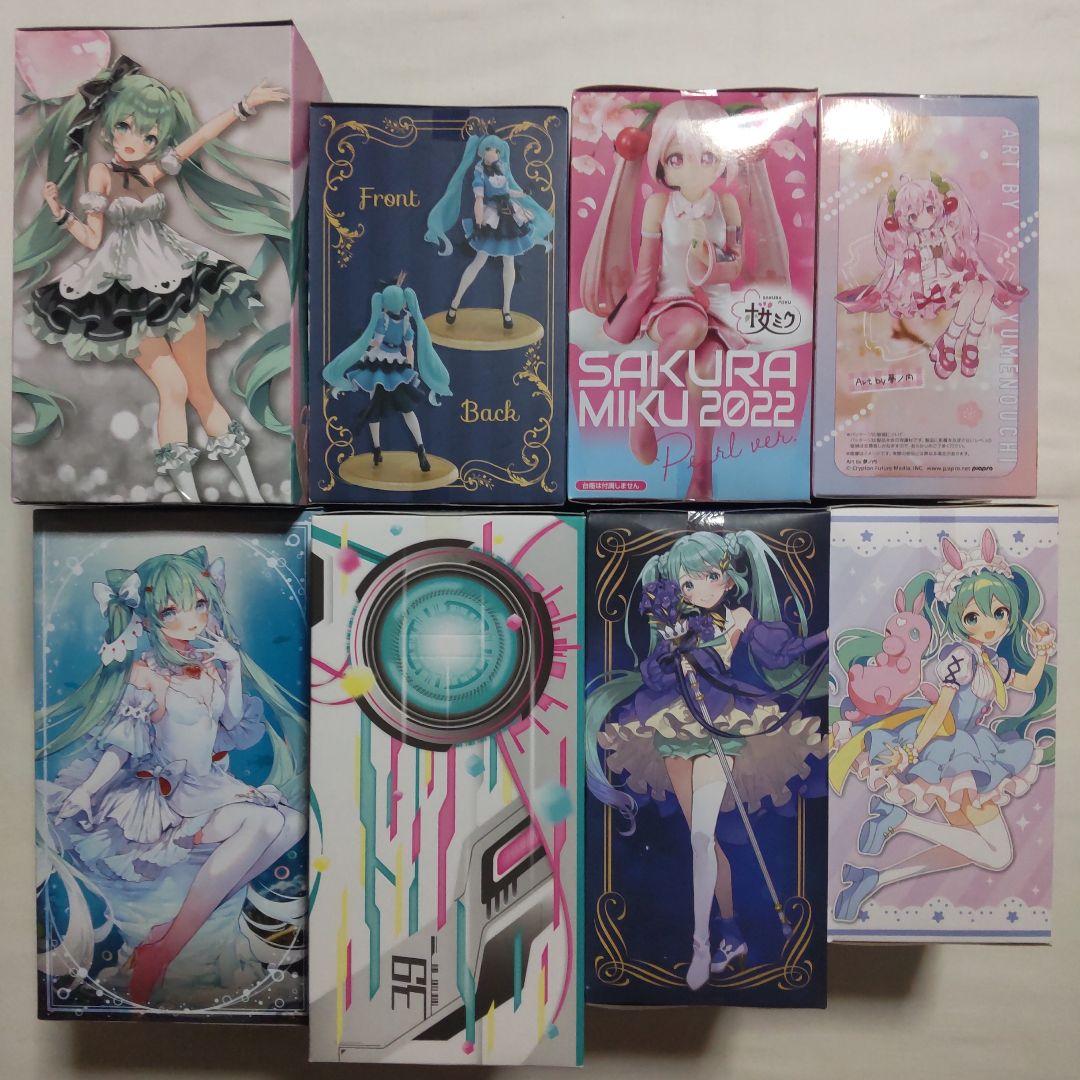 初音ミク タイトー セガ バンプレスト フリュー プライズ景品 フィギュア 8体