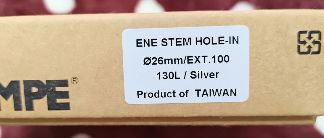 Gran Compe ENE STEM HOLE-IN 130L シルバー