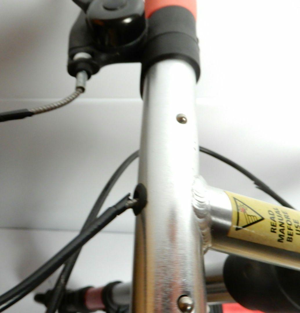 折り畳み式自転車 A-RideX レッドカラー