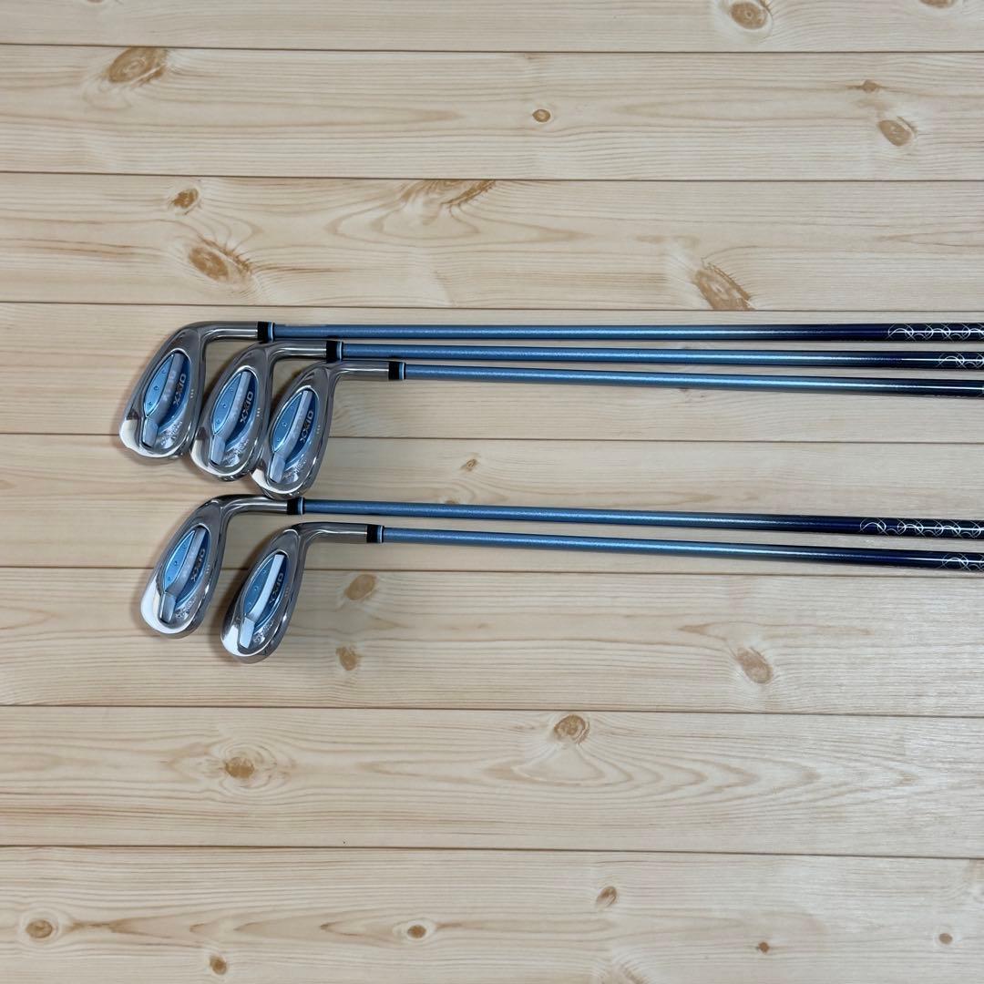 【レディース A】ゼクシオ13 アイアン 5本セット XXIO13 ブルー 青
