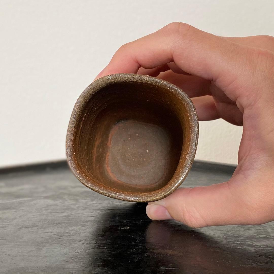 【3/10-3/15迄50%off】備前焼 安倍安人「麦酒盃」
