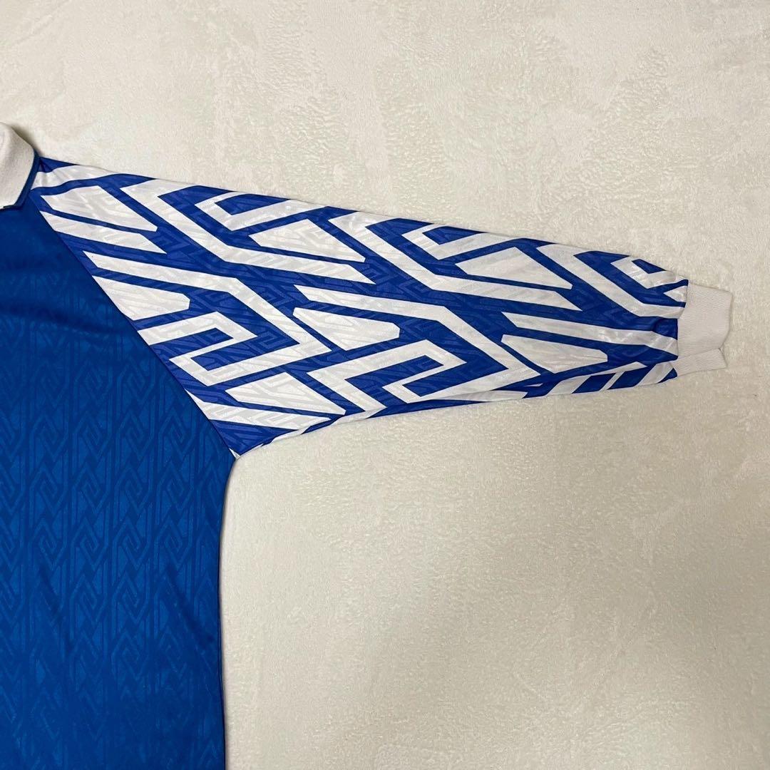 NIKE｜90s ナイキ　銀タグ　USA製　サッカーシャツ　ブルー