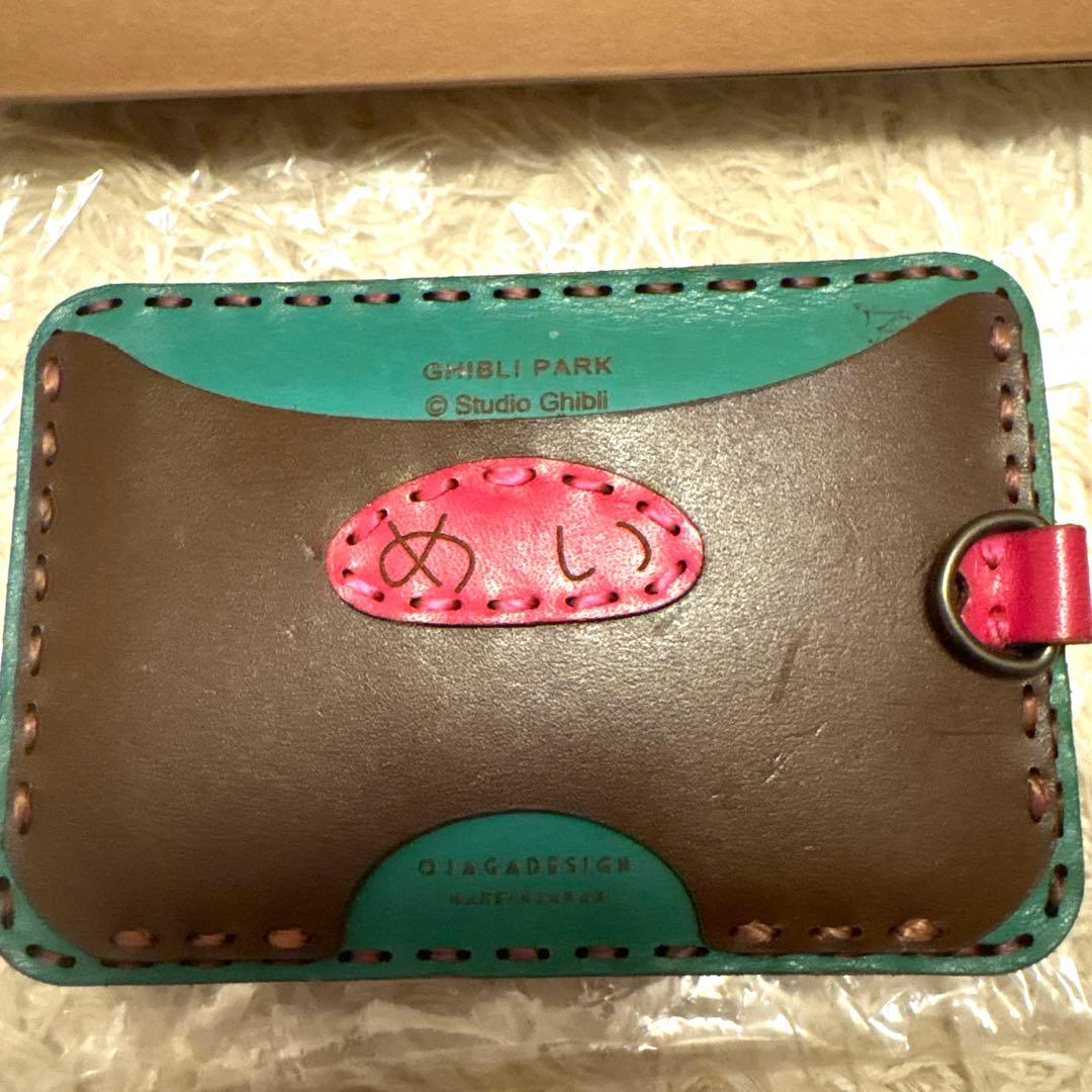 【ジブリパーク限定】となりのトトロ ネコバス パスケース 本革