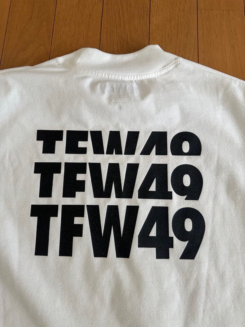 【美品】TFW49 モックネックシャツ　Sサイズ