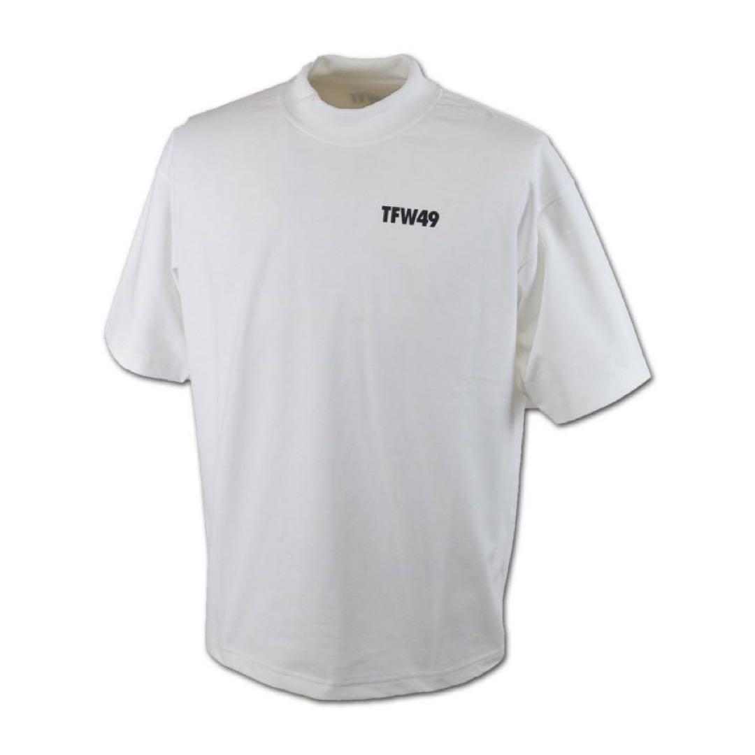 【美品】TFW49 モックネックシャツ　Sサイズ