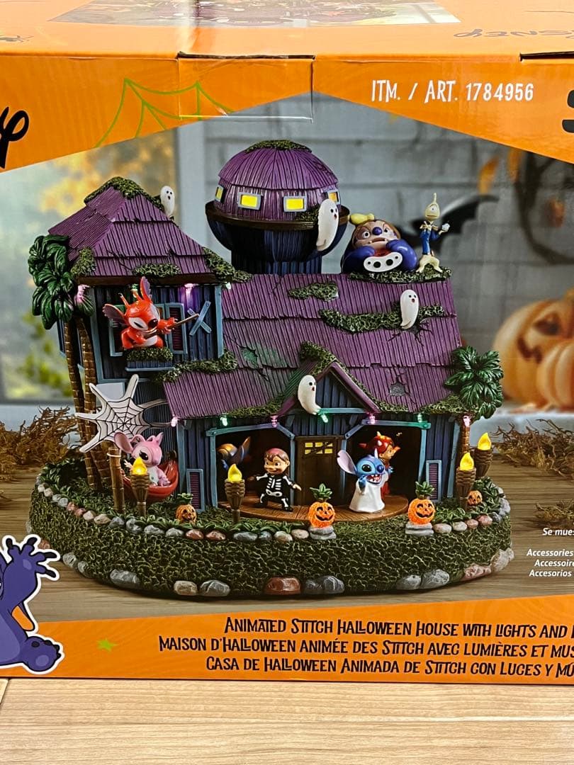 コストコ　ハロウィン　スティッチ　フィギュア　置物