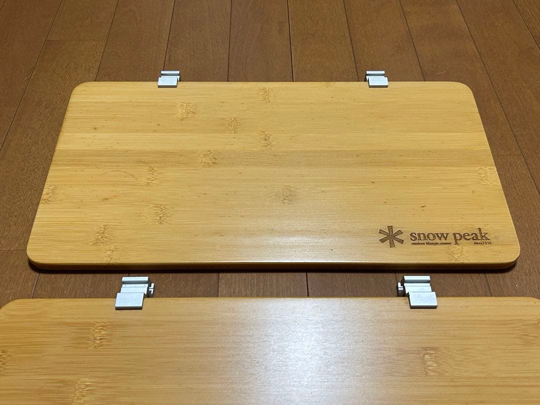 スノーピーク IGTオプション スライドトップハーフ竹2枚セット