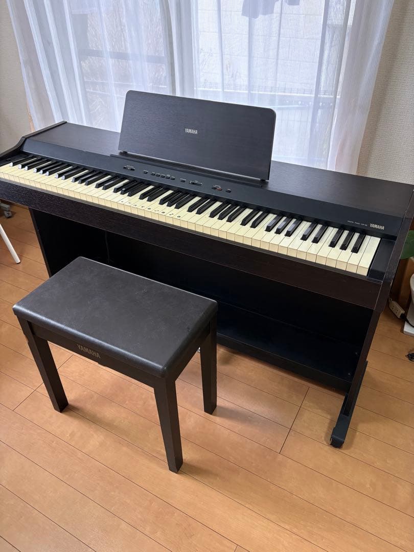 YAMAHA 電子ピアノ YDP-88 イス、譜面台付 動作確認済 町田市引取