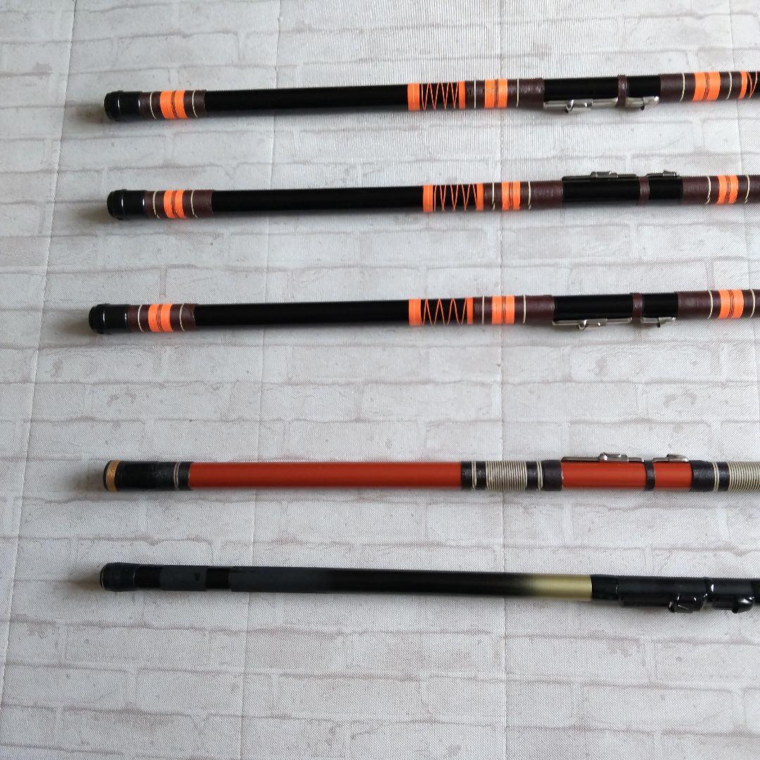 投げ竿 5本セット