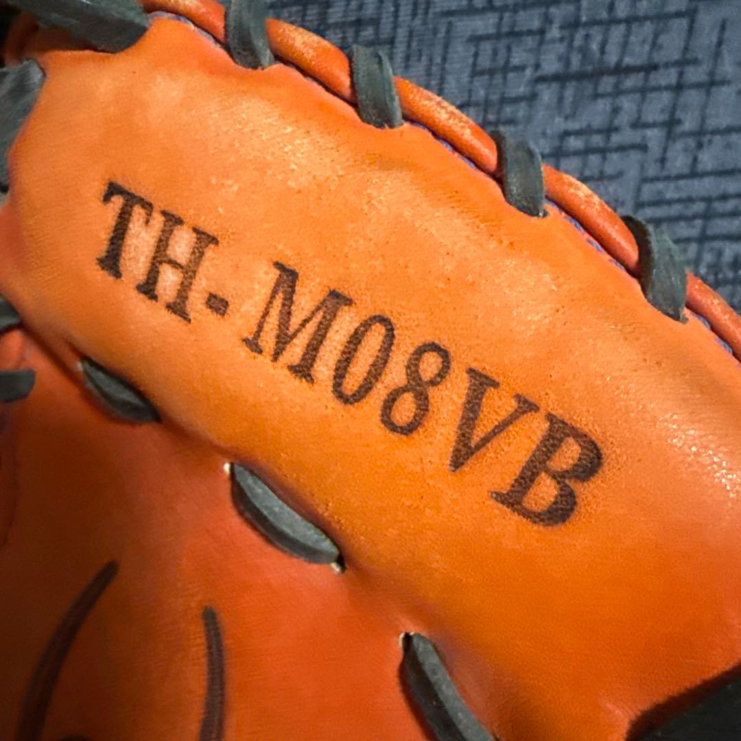 オレンジ色 軟式野球グローブ TH-M08VB