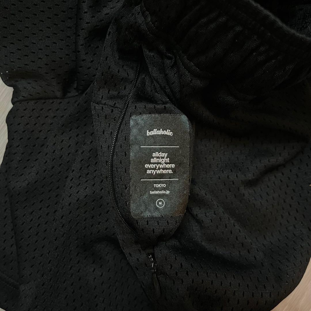 ウェア ballaholic College Logo Mesh Zip Shorts