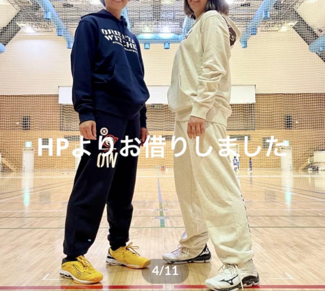 オリエンタルウィッチーズ　コットンスウェット　ロングパンツ　紺