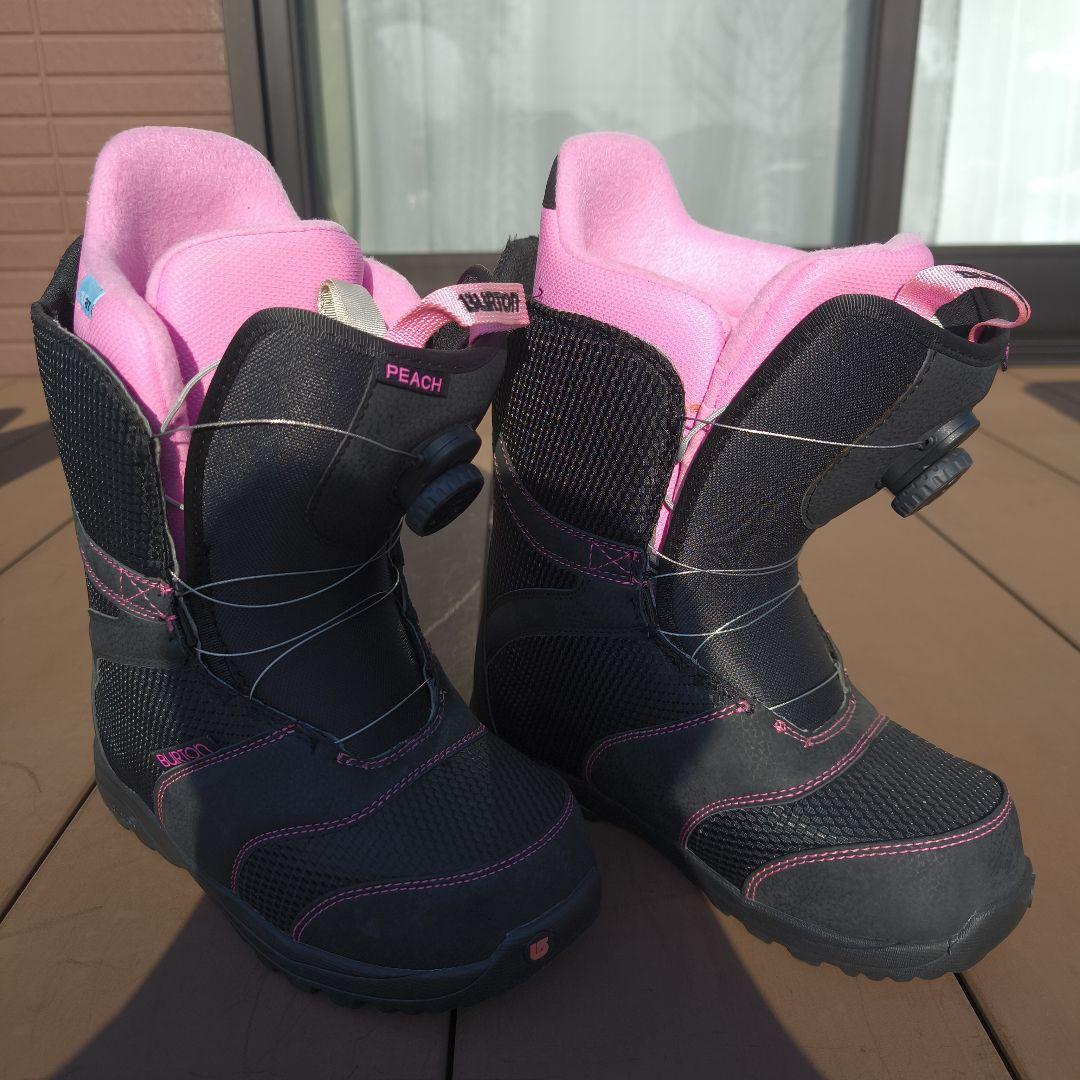 BURTON PEACH スノーボードブーツ 女性用 ブラック/ピンク