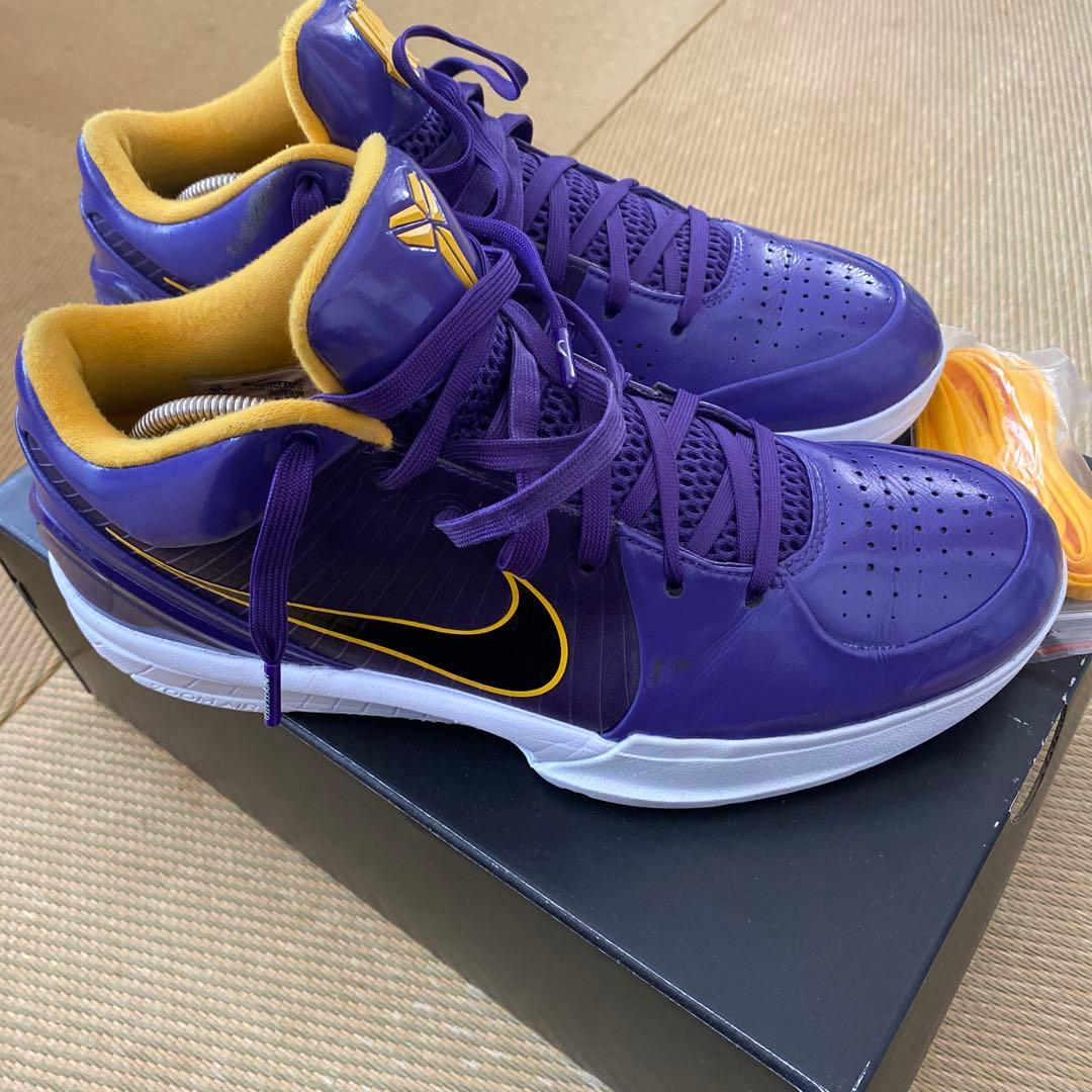 Nike kobe4 protro undefeated パープル