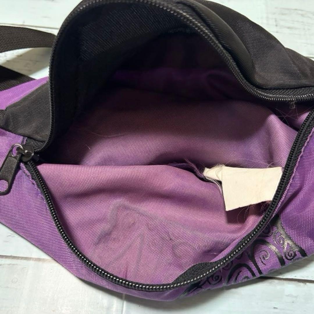 レア 90s VISION ウエストポーチ BUM BAG ビンテージ パープル