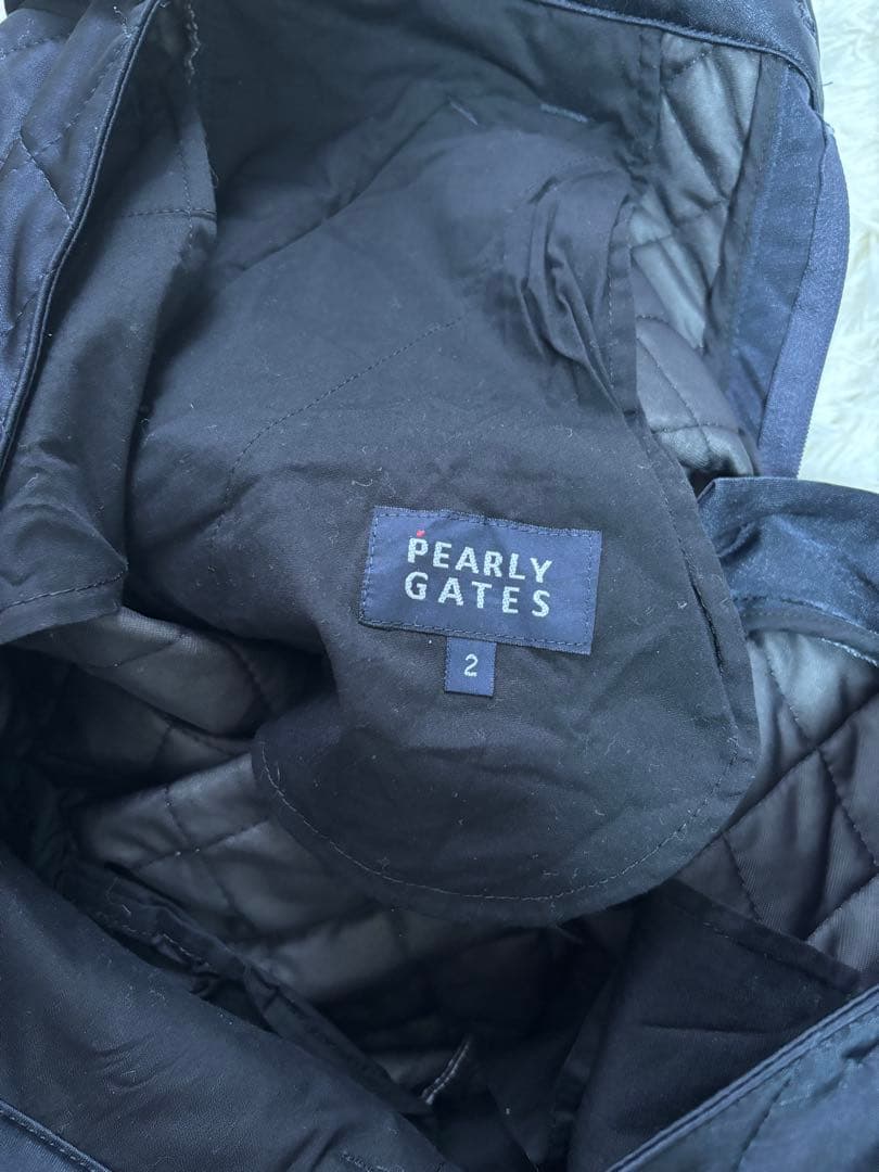 PEARLY GATES キルティングパンツ ブラック サイズ2