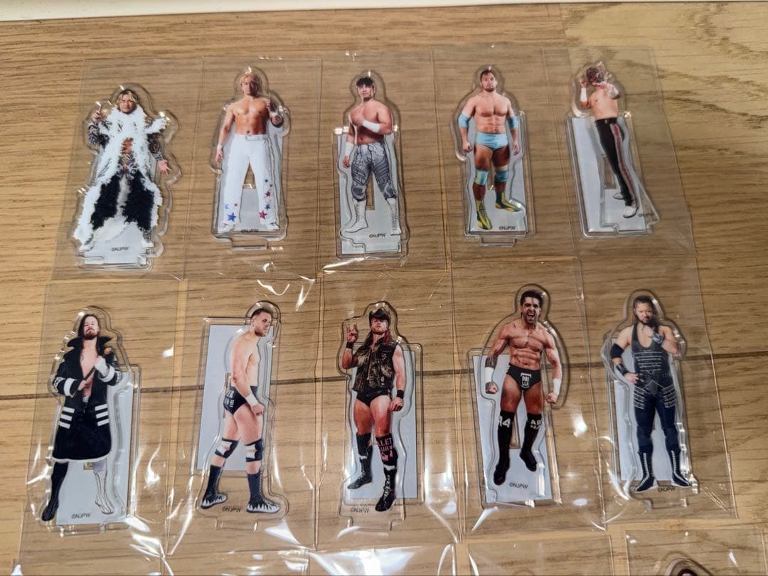 シンニチプレミアムくじ　新日本プロレス　アクリルスタンド　コンプリート　25種