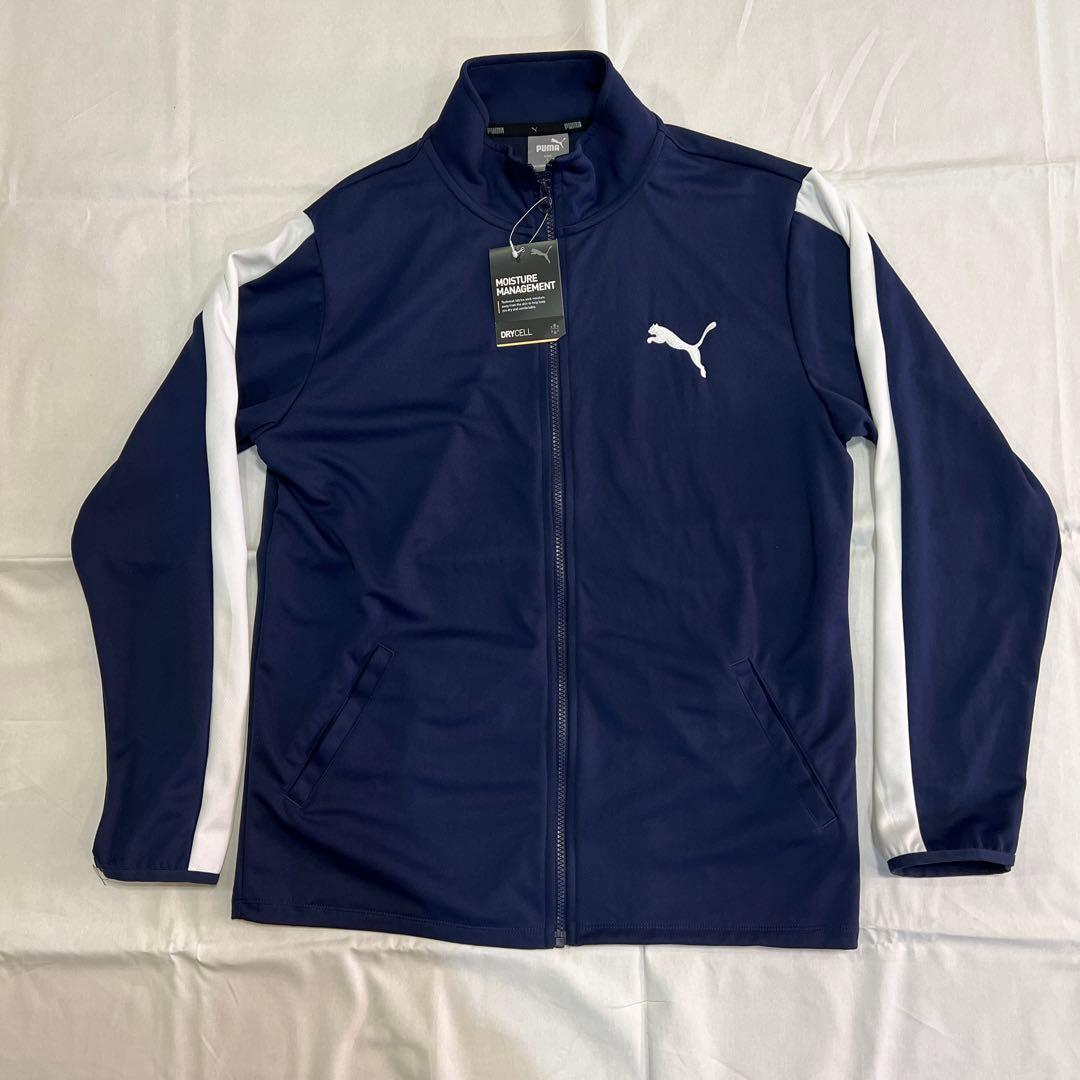 PUMA ジャージ上下セット ネイビー/ホワイト 上下Lサイズセット