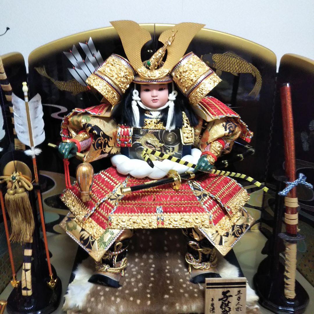 ○【値下・美品】五月人形 二段飾り
