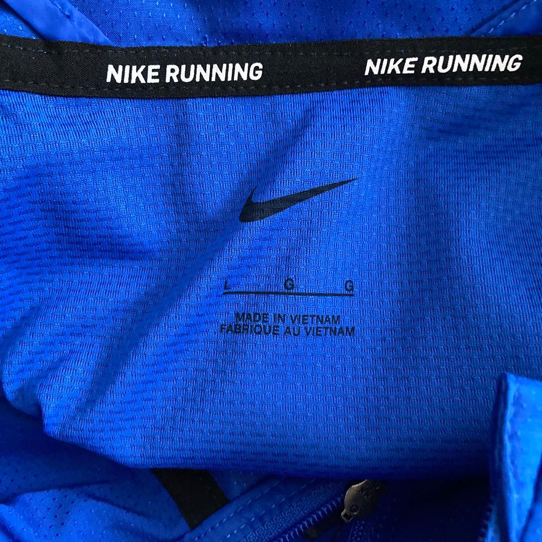 Nike ウィンドブレーカー ウィンドランナー　青/ネイビー　Lサイズ