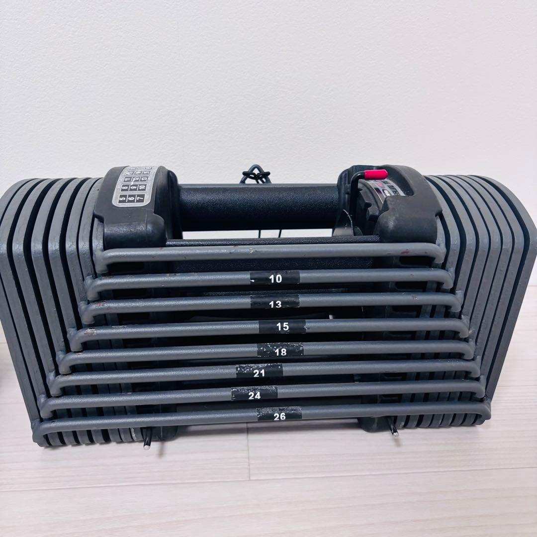 ②TOP FILM 可変式ブロックダンベルセット26kg×1個