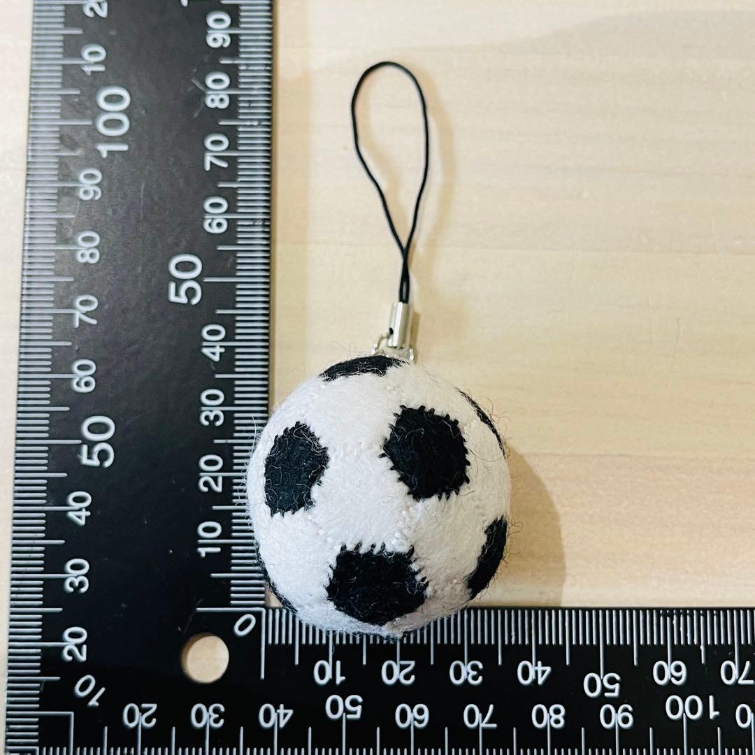 フェルトストラップ＊サッカーボール＊10個