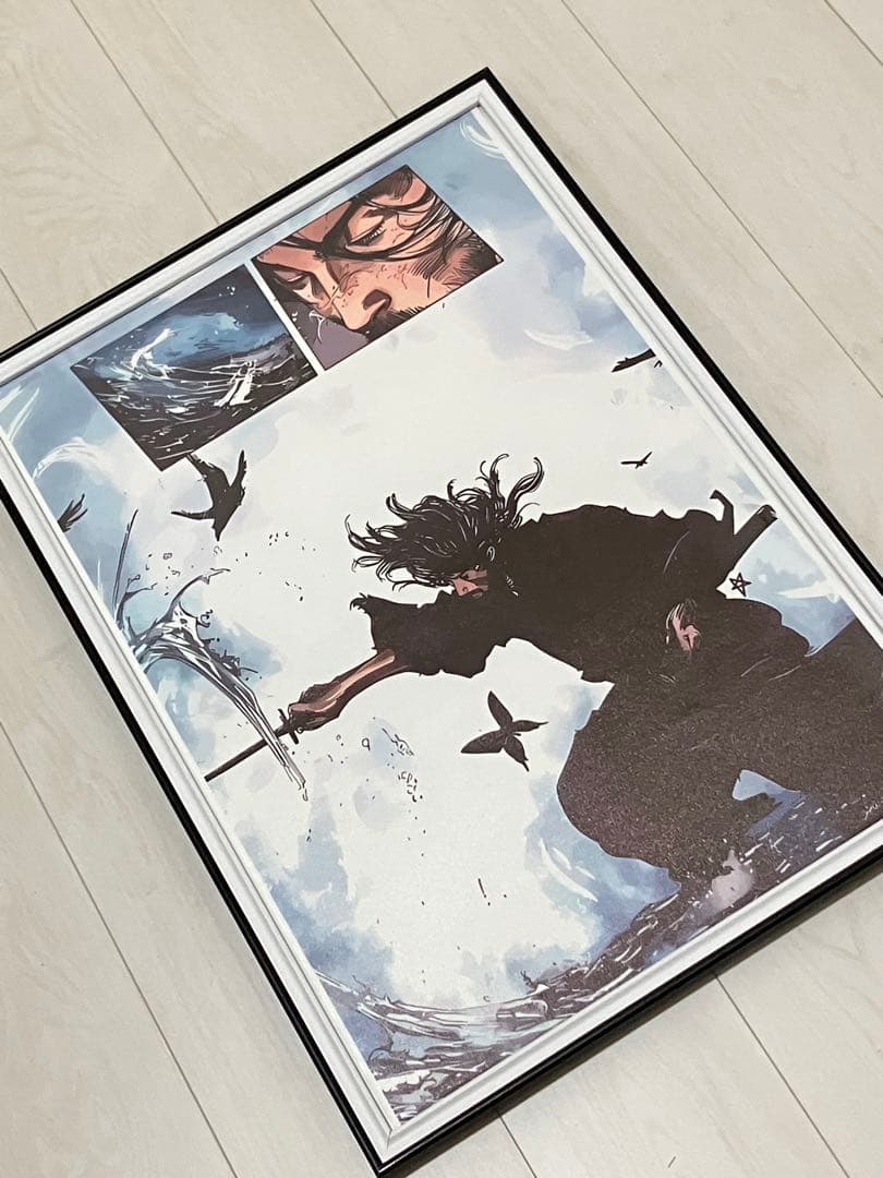【額縁付き】 バガボンド A2ポスター アニメ インテリア オシャレ部屋 2