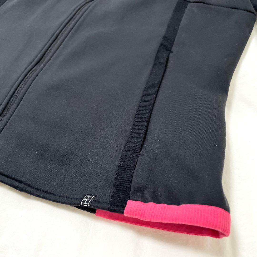 ■美品■Nike THERMAジャケット　裏フリース　黒　Ｌ　テニス　ゴルフ