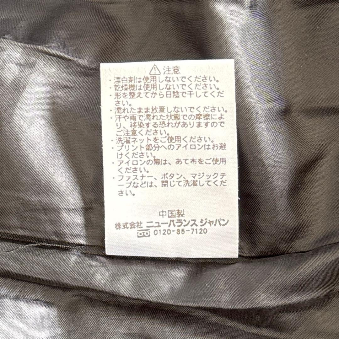 New Balance フード付きベンチコート ブラックS