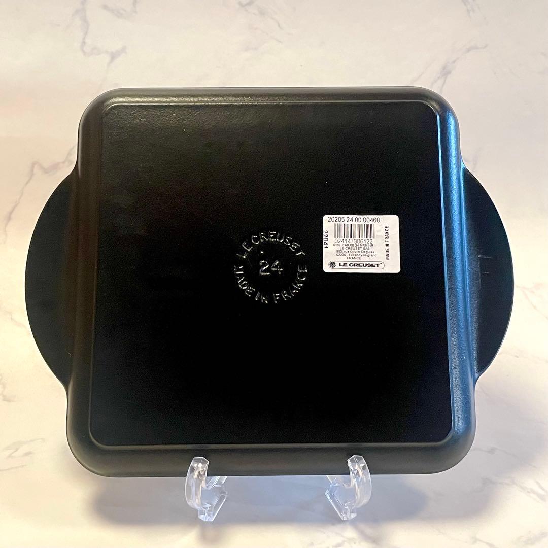 LE CREUSET⭐︎ルクレーゼ　鋳鉄　グリルパン 正方形　24cm ブラック
