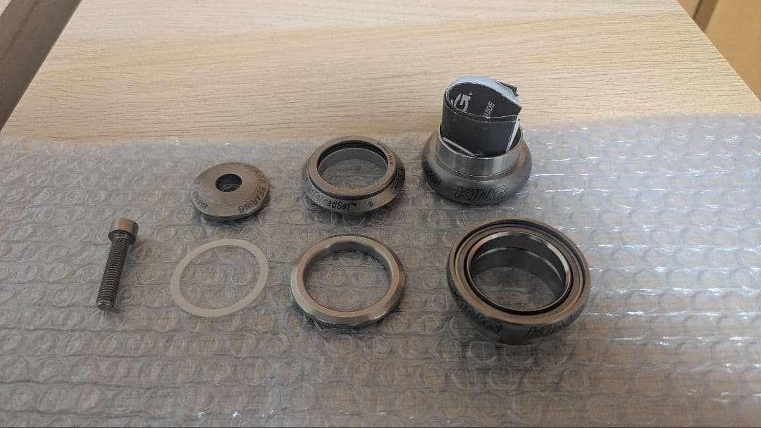 パーツ CHRISKING NoThreadSet 1-1/8\" (Titanium)