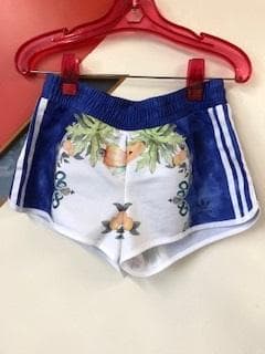 adidas originals 青フルーツ柄　セットアップ（Ｍ～Ｌ)