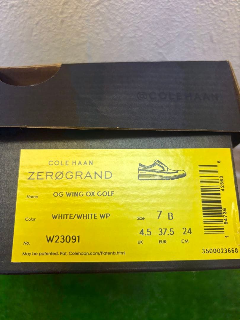 COLE HAAN ZERØGRAND OG WING OX GOLF 7 B