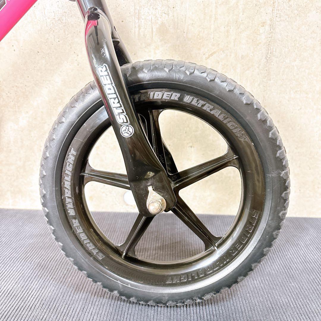 【良品】 STRIDER ストライダー スポーツ 12 バランスバイク ピンク