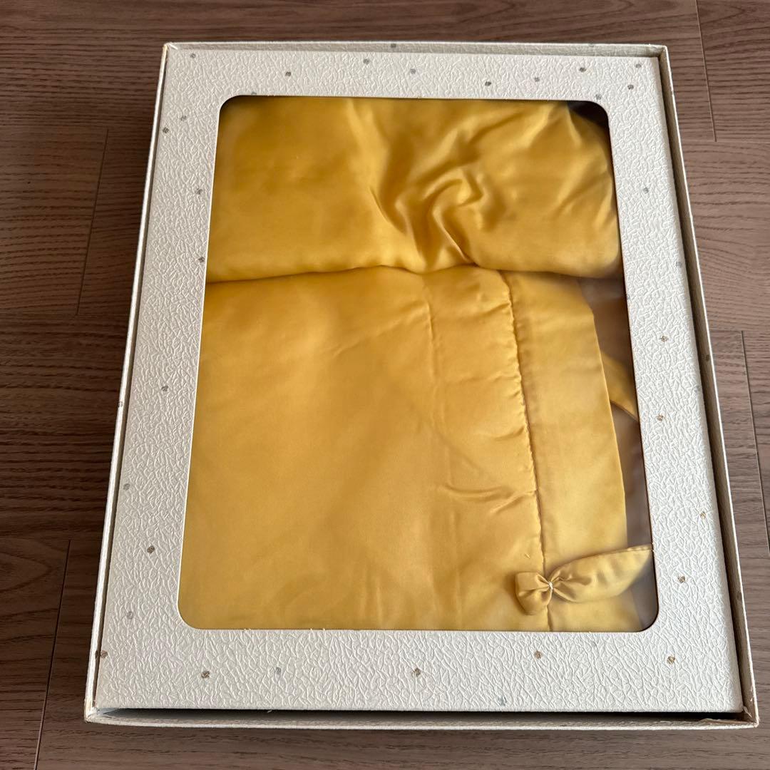 長寿祝着 キュプラ100% 黄色