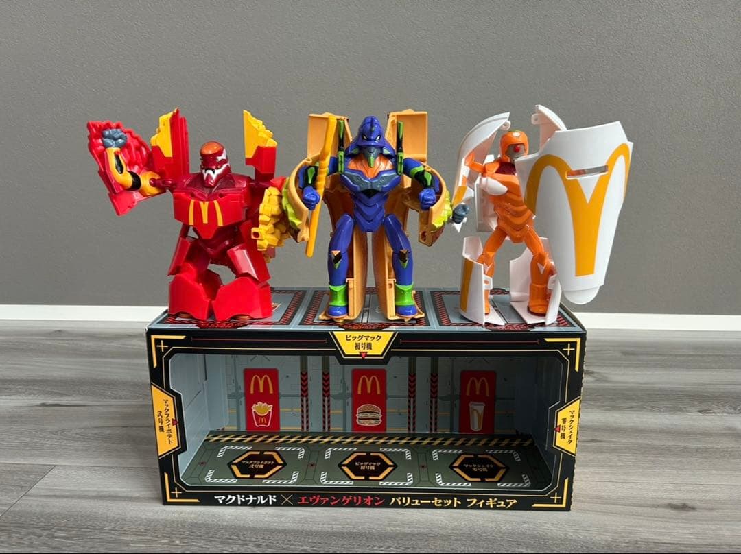 【抽選販売品】マクドナルド×エヴァンゲリオン バリューセットフィギュア