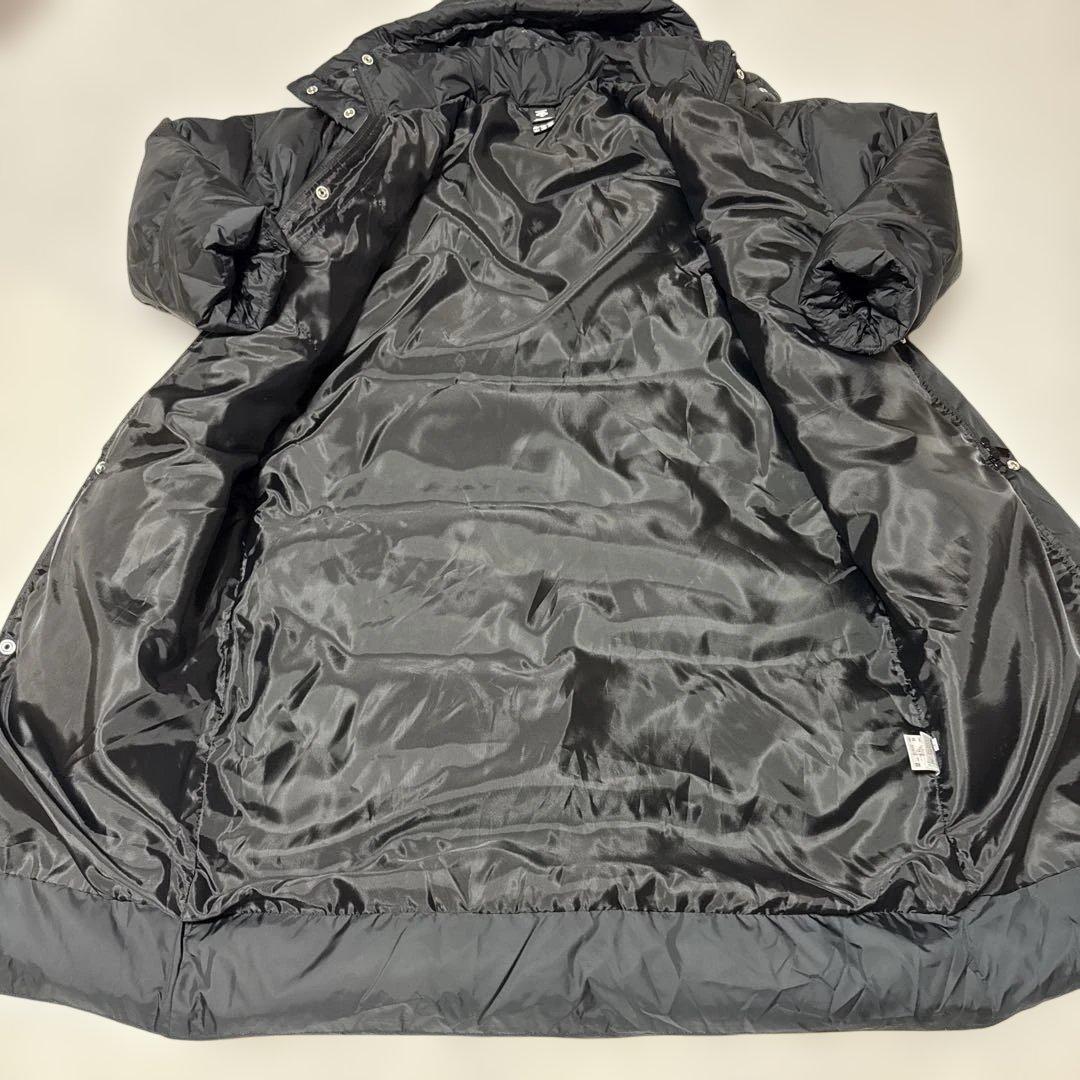 極美品　DESCENTE スーパーロングダウンコート メンズ Sブラック