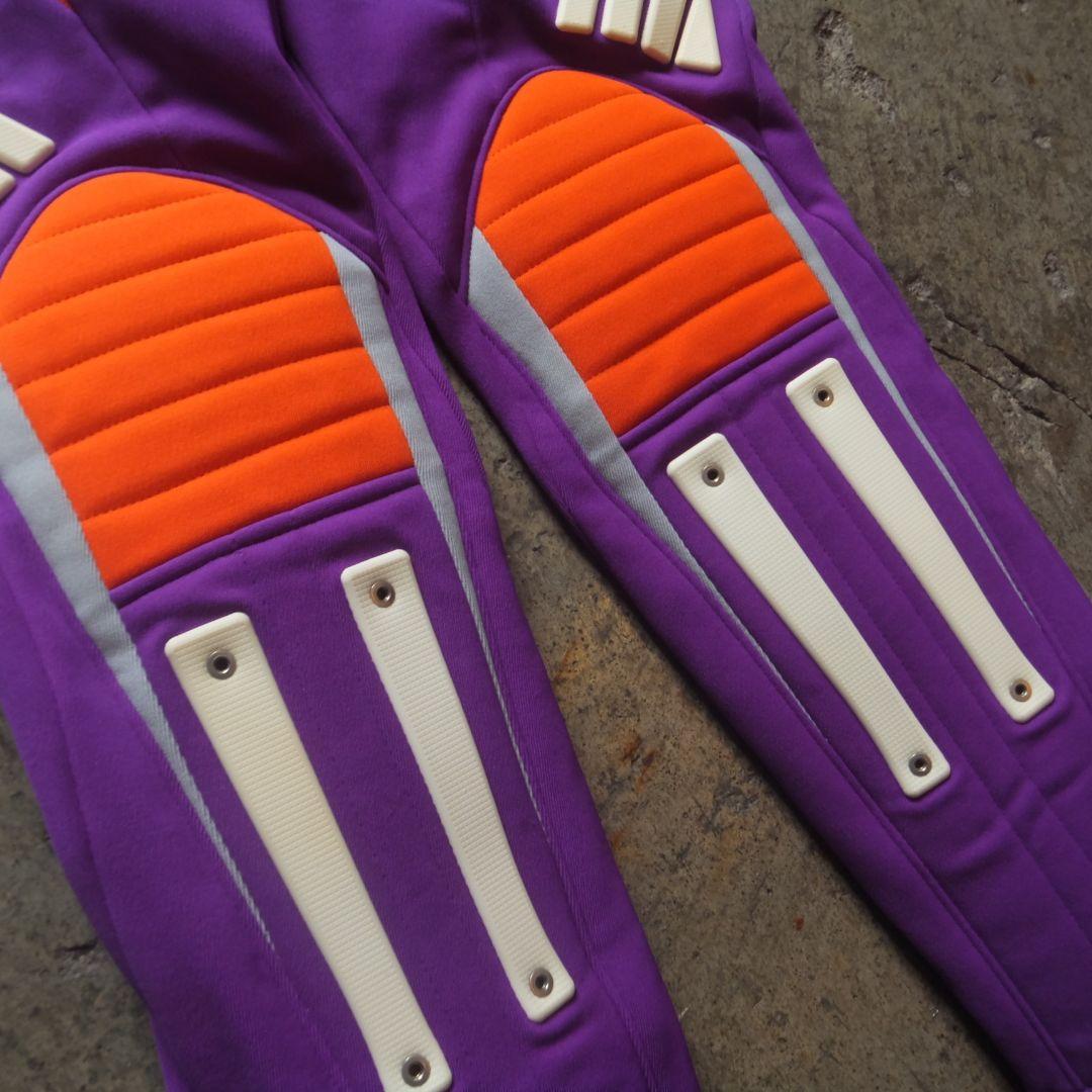DESCENTE スキーウェア 紫 オレンジ