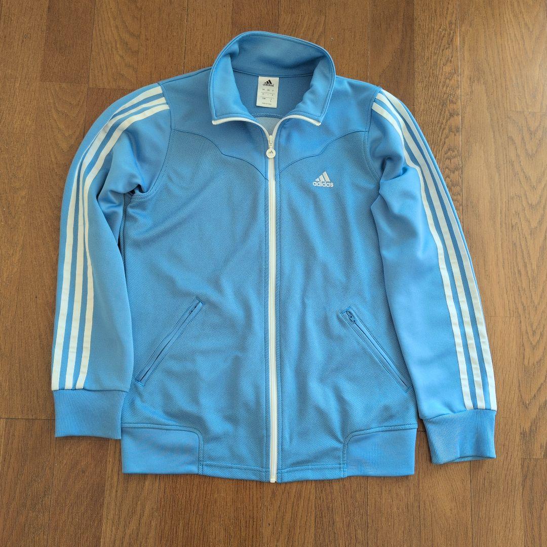 私の古着 ワンオーナー adidas climalitev ジャージ上下セット