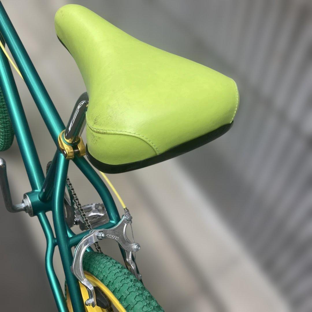 m*p様 BMX 20インチ_プロホイール_グリーン×イエロー