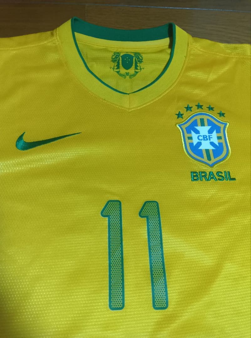 2012 ロンドン五輪　ブラジル代表　ホーム　ネイマール　正規品　未使用　当時物