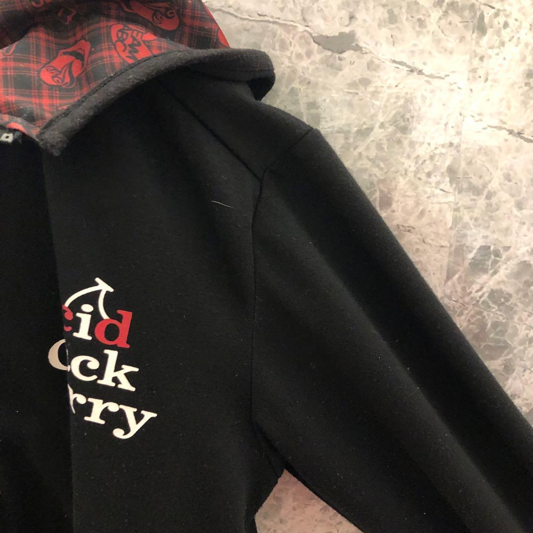 【美品】Acid Black Cherry パーカー レディース ブラック 黒