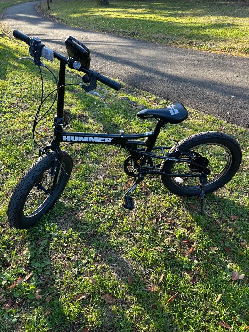 【年末最終値下げ】HUMMER 折りたたみFAT-BIKE 20インチ