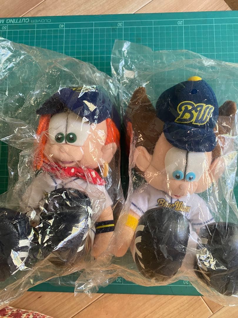 希少未開封　ネッピー&リプシー　ぬいぐるみ人形　オリックスブルーウェーブ