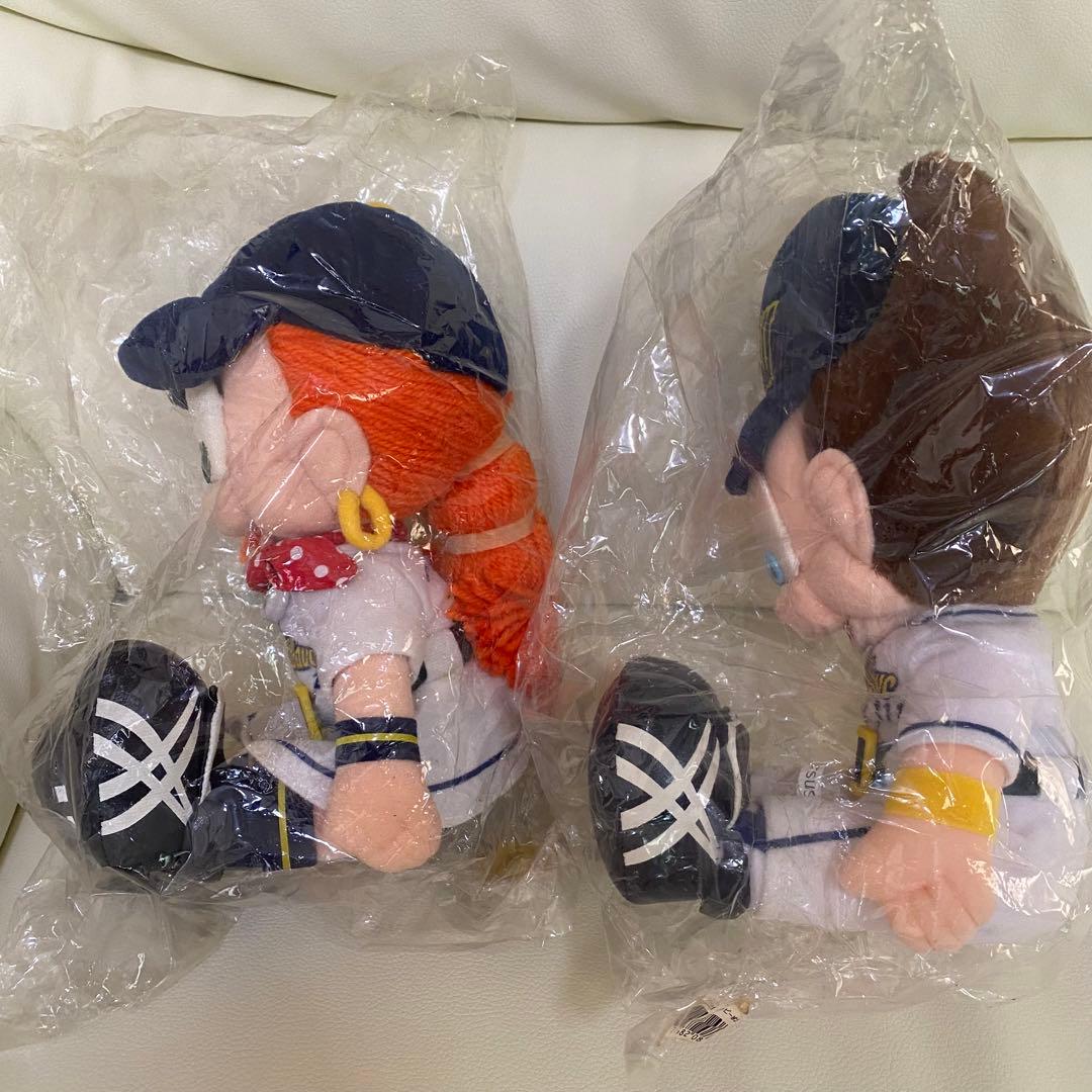 希少未開封　ネッピー&リプシー　ぬいぐるみ人形　オリックスブルーウェーブ