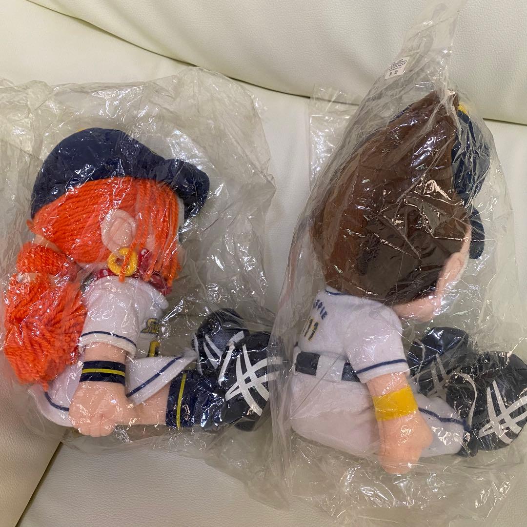 希少未開封　ネッピー&リプシー　ぬいぐるみ人形　オリックスブルーウェーブ