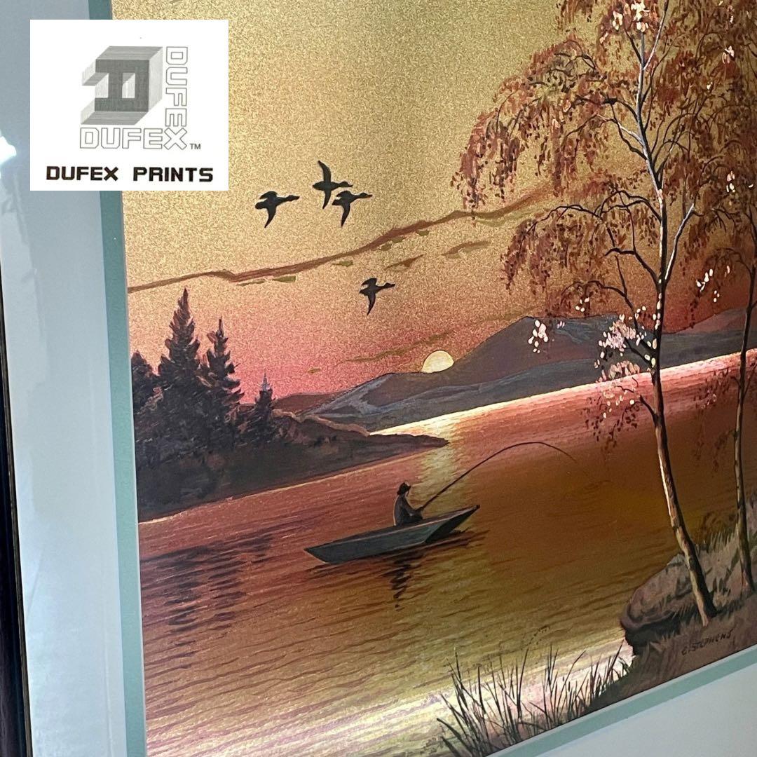 【新品・未使用】DUFEX 英国製 エッチングアート 夕凪