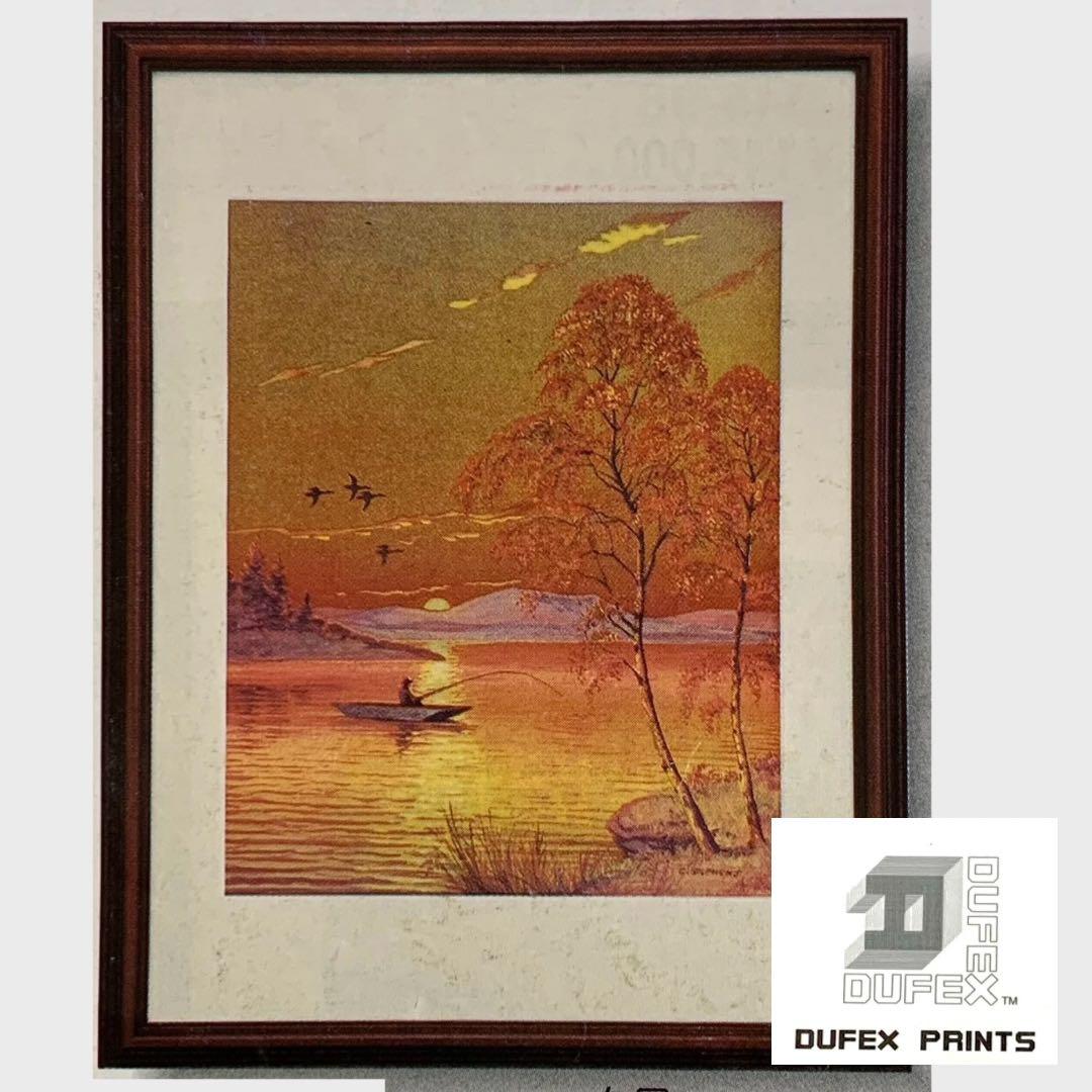 【新品・未使用】DUFEX 英国製 エッチングアート 夕凪
