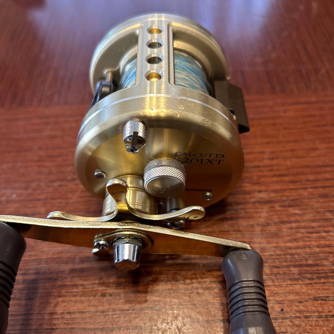 SHIMANO CALCUTTA 201XT ショートハンドル付き